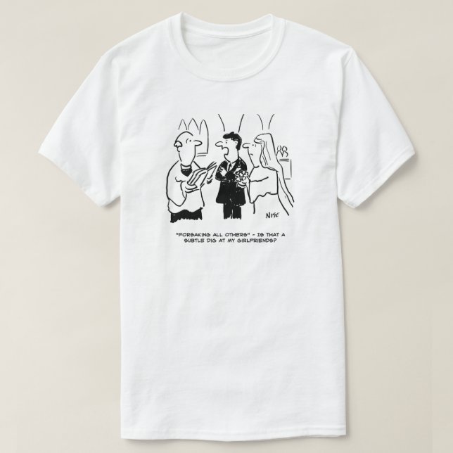 Camiseta Boda - Sutileza en las novias (Diseño del anverso)