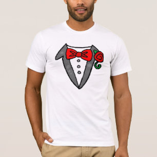 Camiseta boda Tuxedo