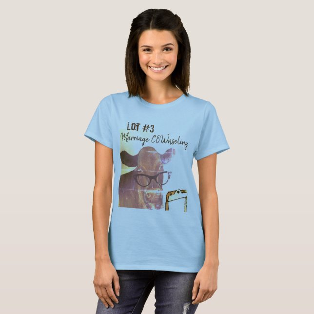 Camiseta Boda "vaca " nseling (Anverso completo)