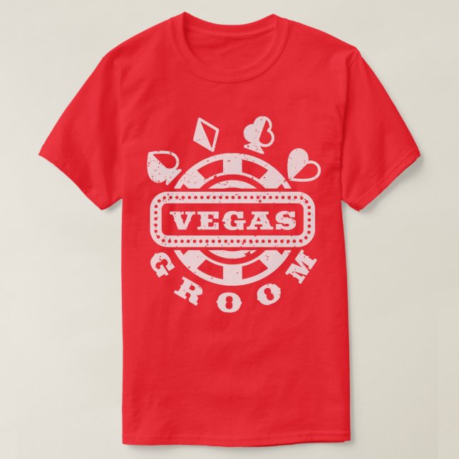 Camiseta Boda Vegas Groom Squad Vegas (Diseño del anverso)