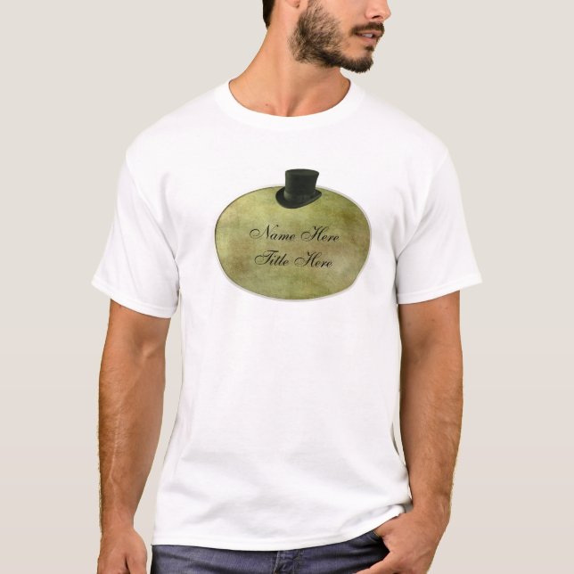 Camiseta Boda verde Personalizado Groomsmen Tshirt (Anverso)