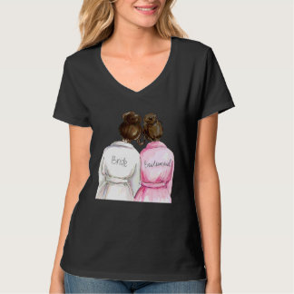 Camiseta Boda y ducha de novia Sugerencia para dama de hon