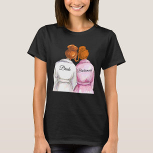 Camiseta Boda y ducha de novia Sugerencia para dama de hon
