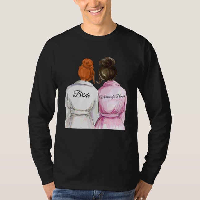 Camiseta Boda y fiesta de compromiso  Matrona de Honor 5 (Anverso)