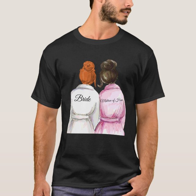 Camiseta Boda y fiesta de compromiso  Matrona de Honor 5 (Anverso)