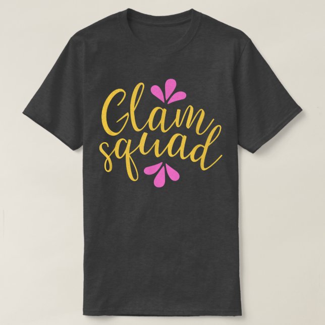 Camiseta Bodas de Dama de Honor Fiesta de Soltera Novia Gla (Diseño del anverso)