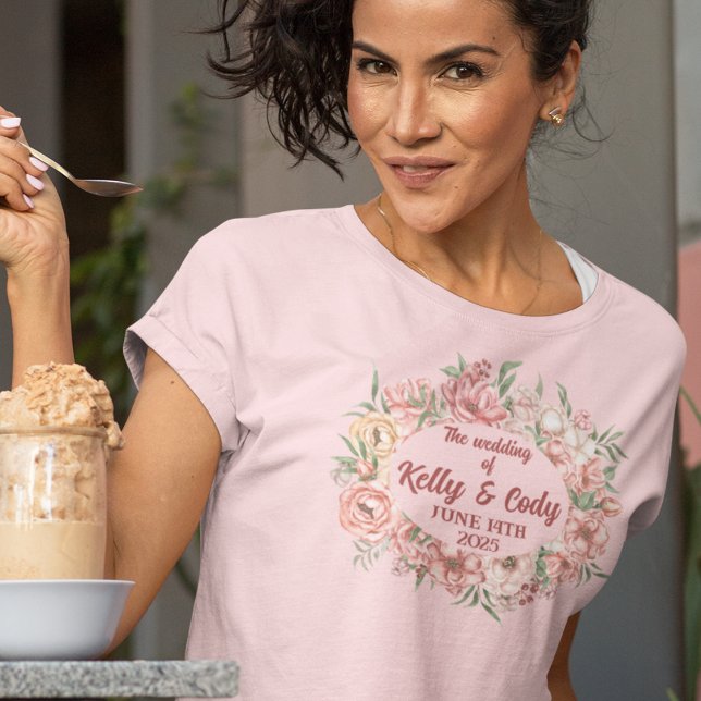 Camiseta Bodas de novias rosadas y pekinesas (Subido por el creador)