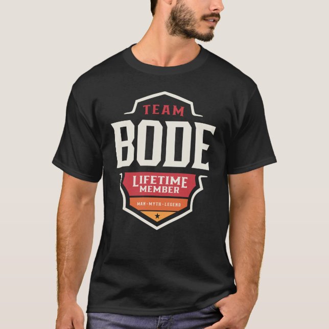 Camiseta Bode de miembro de Team Bode Lifetime (Anverso)