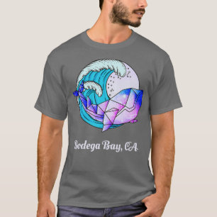 Camiseta Bodega Bay CA Asesino de pintura geométrica de orc