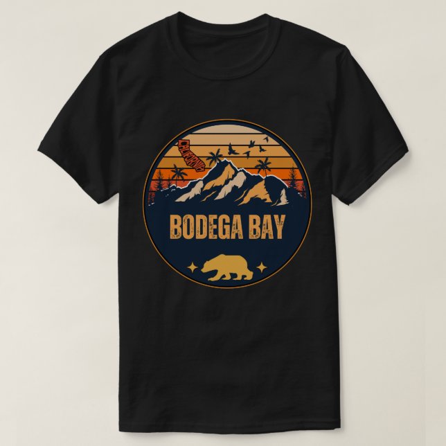 Camiseta Bodega Bay, California (Diseño del anverso)