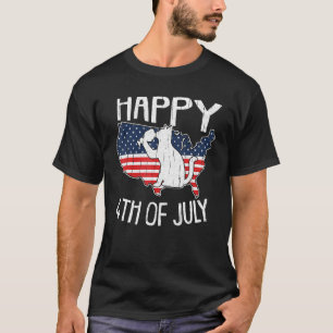 Camiseta Bodega De Gato Feliz 4 De Julio Gatos Fl Estadouni