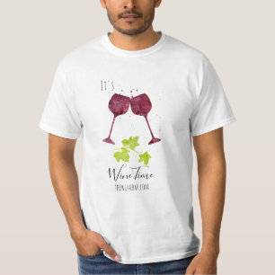 Camiseta Bodega del viñedo del lagar del bar de vinos del