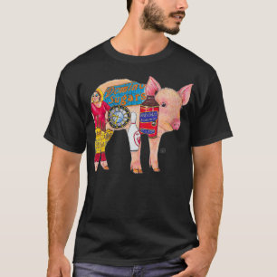 Camiseta Bodega femeninaART Cerdo Hon Baltimore (Pigtown Or