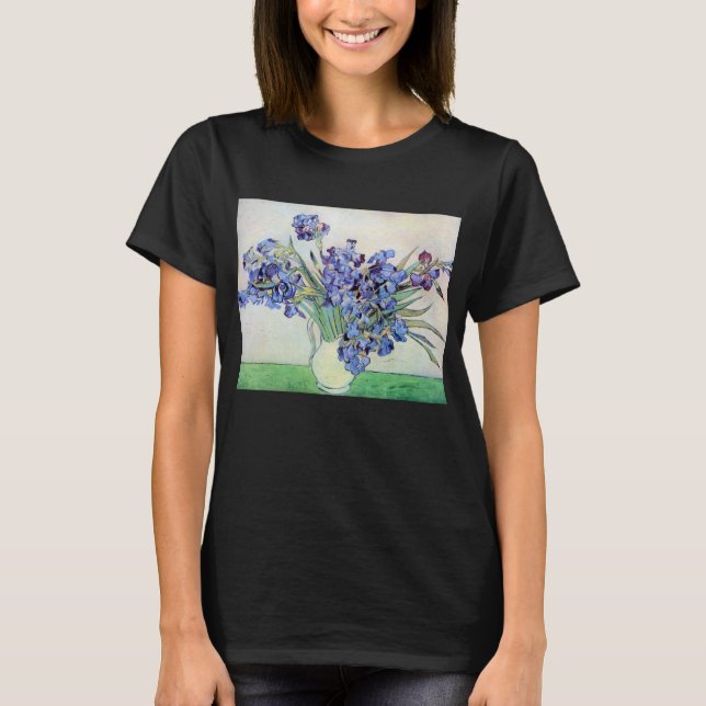 Camiseta Bodegón con jarron y lirios de Vincent van Gogh (Anverso)