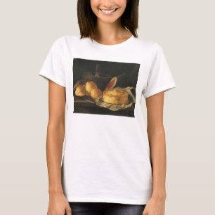 Camiseta Bodegón con tarta de pan y jamón, Giuseppe Recco