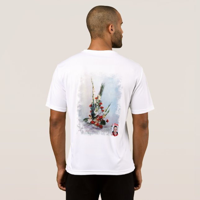 Camiseta Bodegón de flores (Reverso completo)
