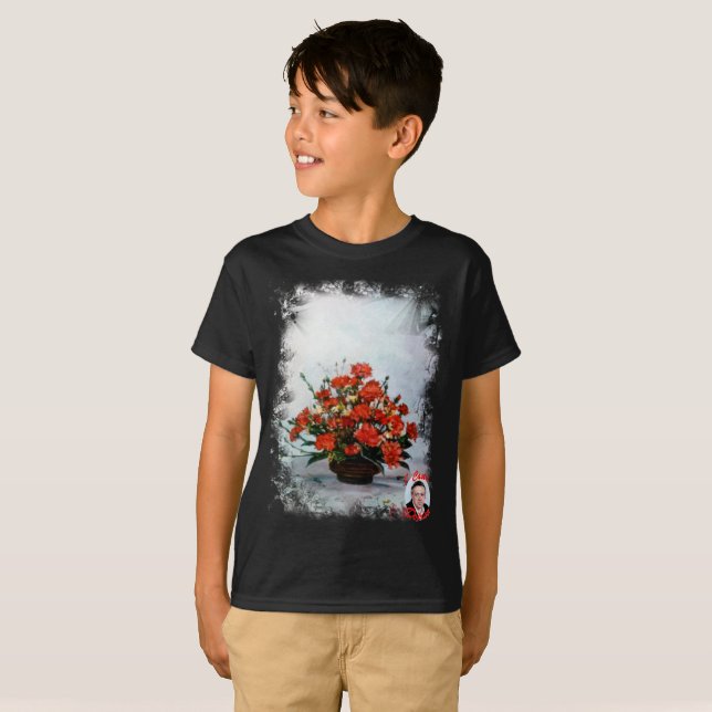 Camiseta Bodegón de flores (Anverso completo)