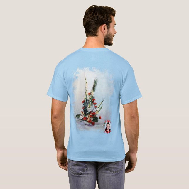 Camiseta Bodegón de flores (Reverso completo)