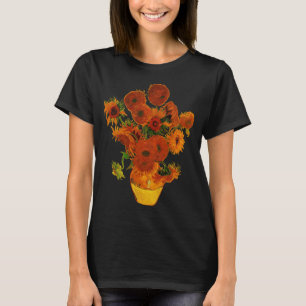 Camiseta Bodegón Jarrón con 15 Girasoles Vincent van Gogh