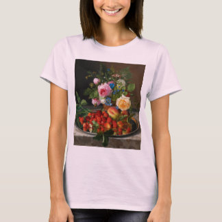Camiseta Bodegón Rosas y Fresas de Otto Ottesen