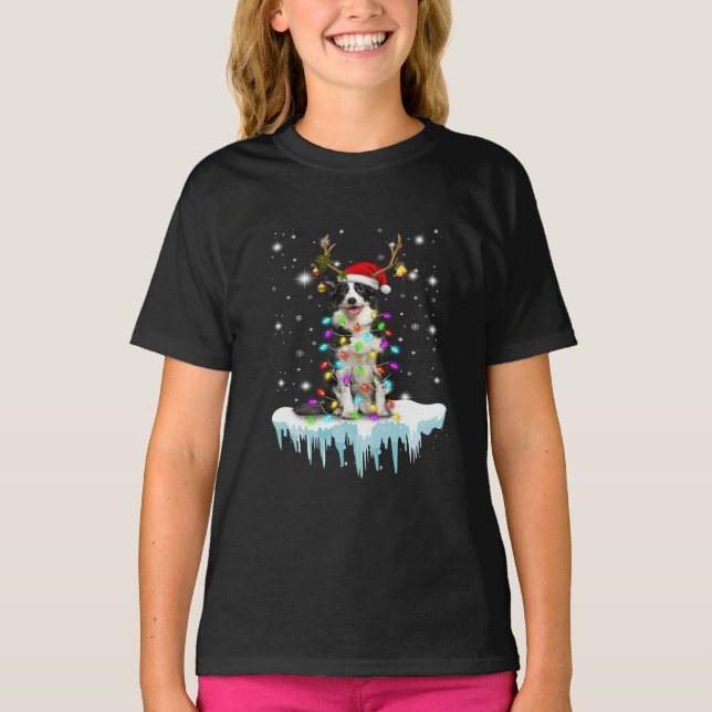 Camiseta Boder Colline Reindeer Christmas Present (Anverso)