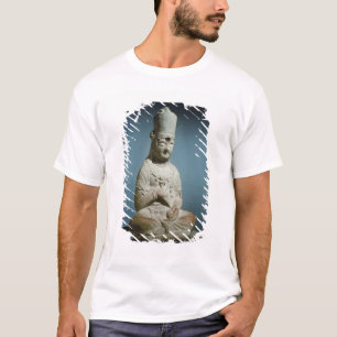 Camiseta Bodhisattva asentado de Hansong-sa, Corea, 10mo