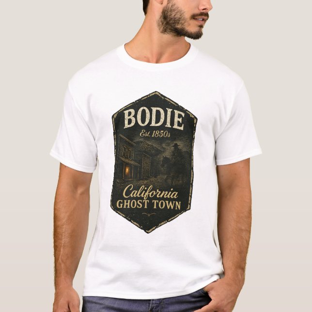 Camiseta Bodie California Ghost Town Shadowy Bandit (Anverso)