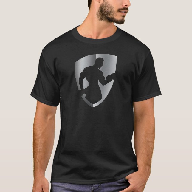 Camiseta Body building man logo (Anverso)