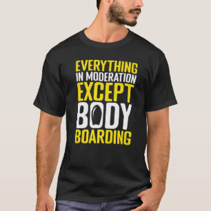 Camiseta Bodyboard Bodyboard Bodyboarder Beach Appartal