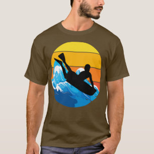 Camiseta Bodyboarding De Verano Retro Vintage