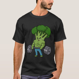 Camiseta Bodybuild de Motivación de Gimnasio de Broccoli