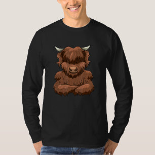 Camiseta Bodybuilder Highland Vaca Strongman Heilan Bovino
