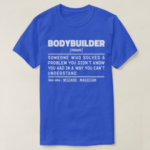 Camiseta Bodybuilder Noun Definition Fitness Lover