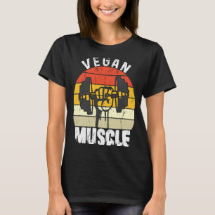 Camiseta Bodybuilder Workout Vegan Musc Retro Vegan Musc