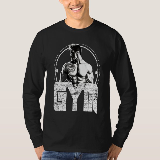 Camiseta Bodybuilding Gorilla Gym Fitness Beast (Anverso)