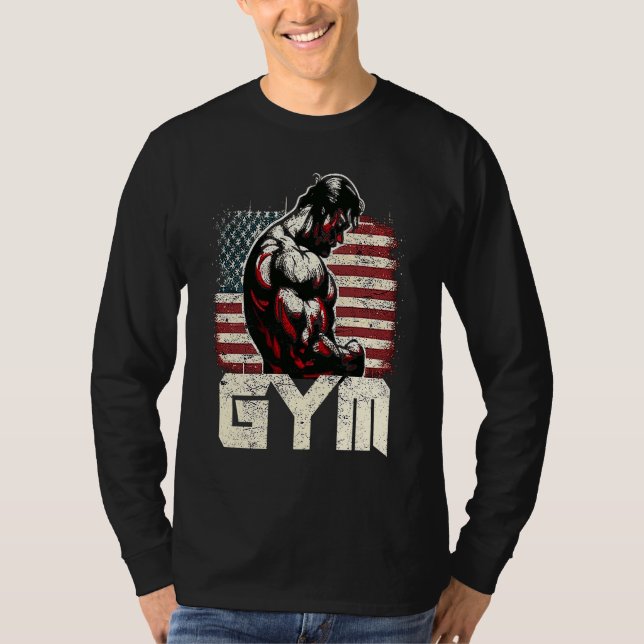 Camiseta Bodybuilding Gorilla Gym Fitness Beast 1 (Anverso)