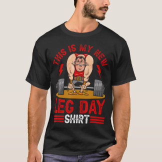Camiseta Bodybuilding Leg Day Hepizootia Funny Fitness Gy
