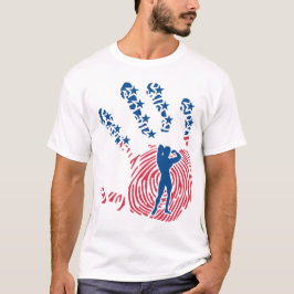 Camiseta bodybuilding_musculation_main_ americaine_drapeau_