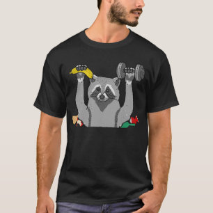 Camiseta Bodybuilding Raccoon Gym Fitness