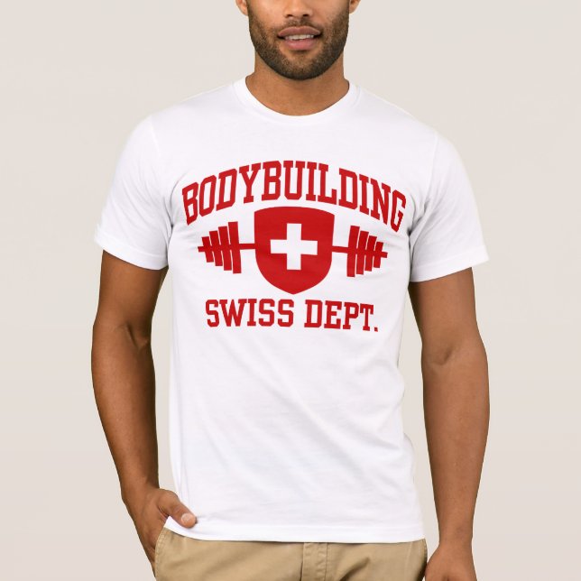 Camiseta Bodybuilding suizo (Anverso)