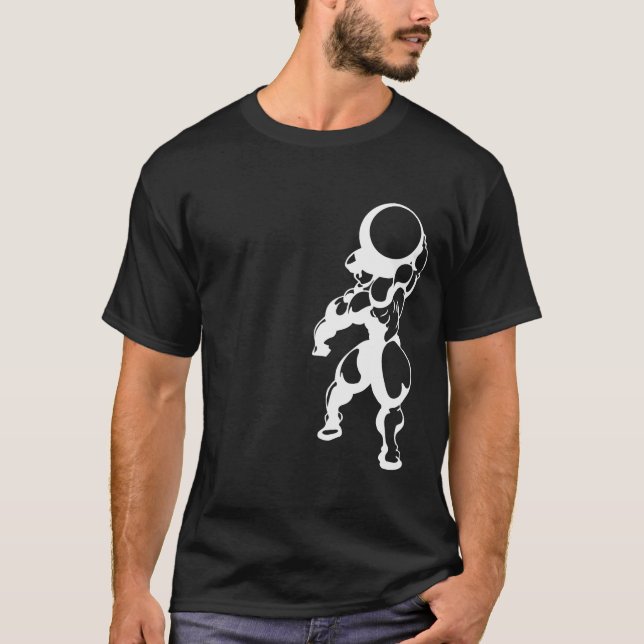 Camiseta Bodybuilding y fuerza del equipo del ATLAS • (Anverso)