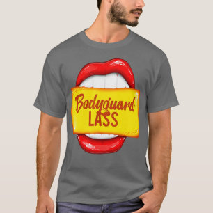 Camiseta Bodyguard Lass Big Red Lips Mujeres Pop Art Life