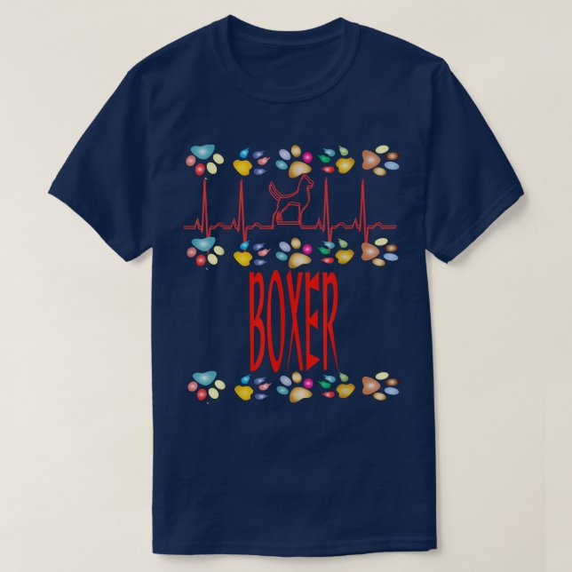 Camiseta Boer Amo A Mi Dueño De Perro Boer Mamá Papá Cachor (Diseño del anverso)
