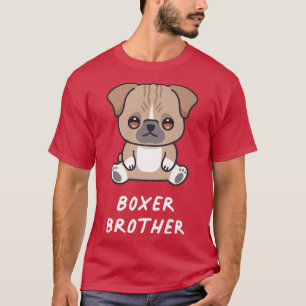 Camiseta Boer Brother Kawaii Anime Perro Dueño Familia 