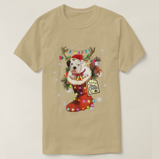Camiseta Boer Navidades de arranque de navidad sacuden niev (Diseño del anverso)