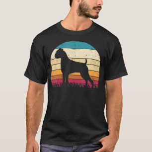 Camiseta Boer Silhouette Sunset Retro Animal Mascota Perro 