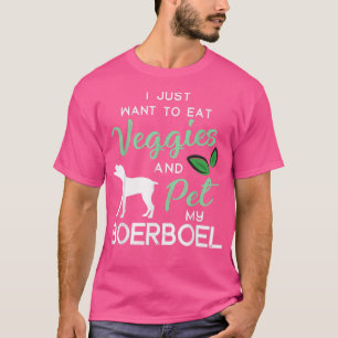 Camiseta Boerboel Funny Vegan Dog Lover Dueño De Xmas Cumpl