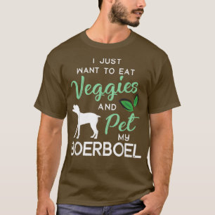 Camiseta Boerboel Funny Vegan Dog Lover Dueño De Xmas Cumpl
