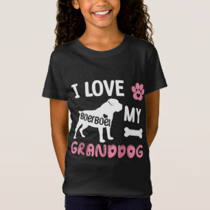 Camiseta Boerboel Perro Regalos Abuelas Me Encanta Mi Perro