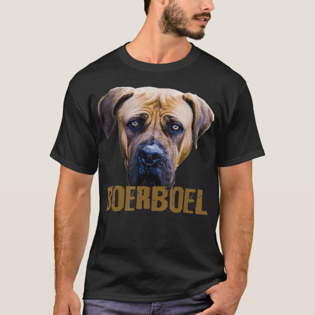 Camiseta Boerboel Retro sudafricano de castigos (Anverso)